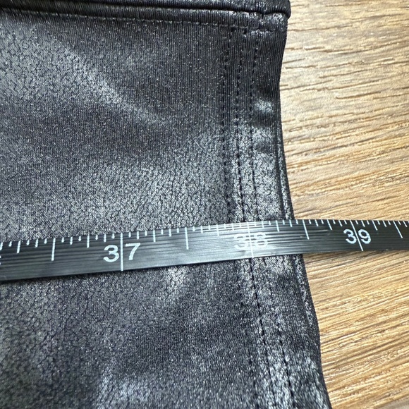 SPANX Faux Leather Leggings, High Waisted, Size 2XL, Black, Shaping - Picture 12 of 13